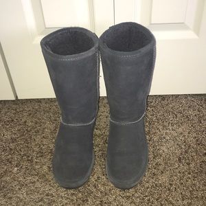 Gray Bearpaw Boots